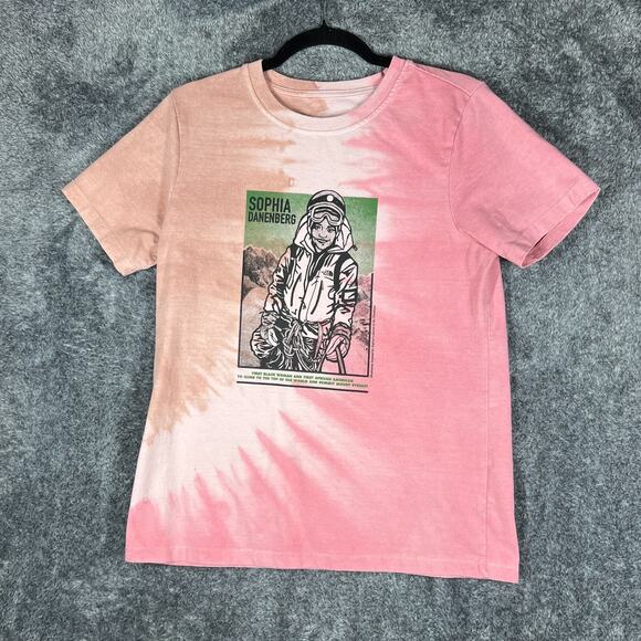 The North Face Shirt Womens Medium Sophia Danenberg Graphic Colorful Pride Tee - Picture 1 of 9